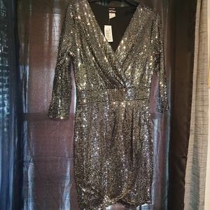 Mini sequins party dress